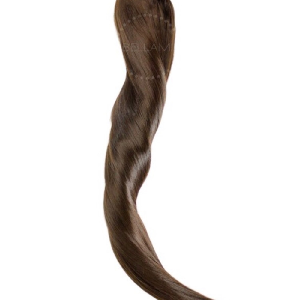 New Bellami Faux wrap ponytail In chocolate brown